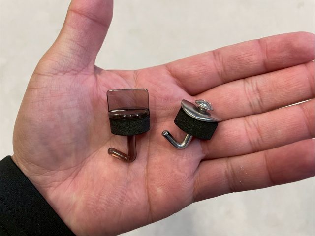 高砂市での工事で使用したフック実物